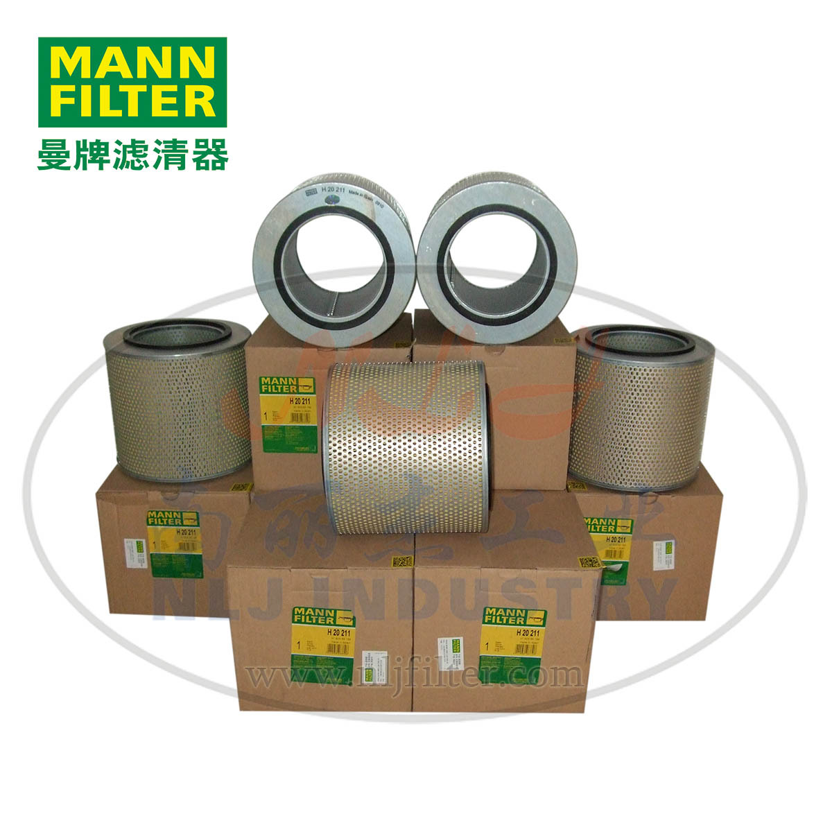 H20211机油滤芯MANN-FILTER(曼牌滤清器)