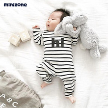 minizone跨境专供婴儿长袖连体衣速卖通亚马逊新生儿衣服爬服哈衣