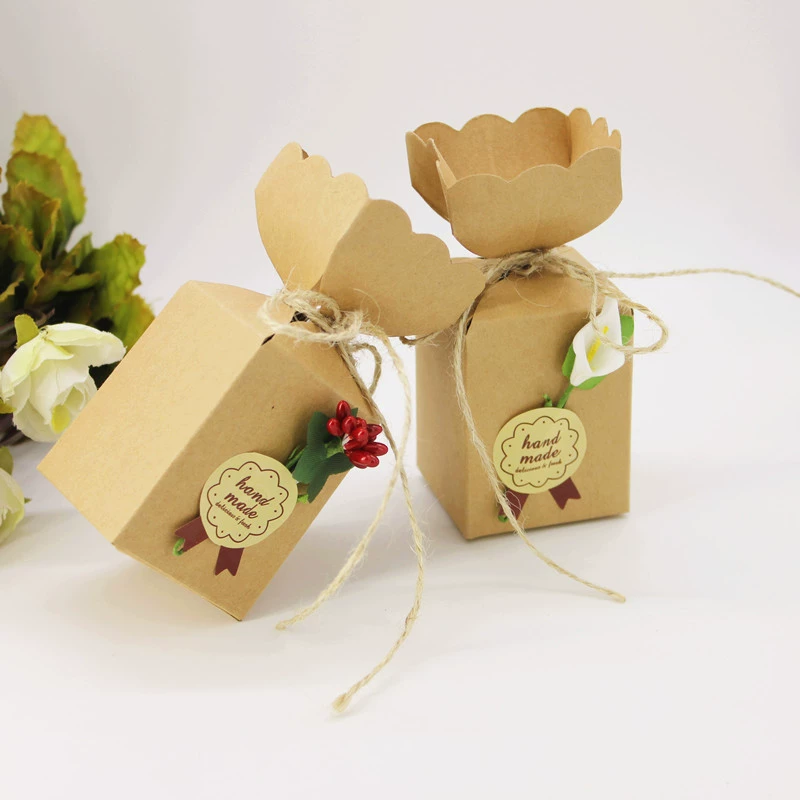 Niu Hua Bing Creative DIY Candy Box Hi Sugar Gift Package Bags Retro Personal Birthday Crucs Paper