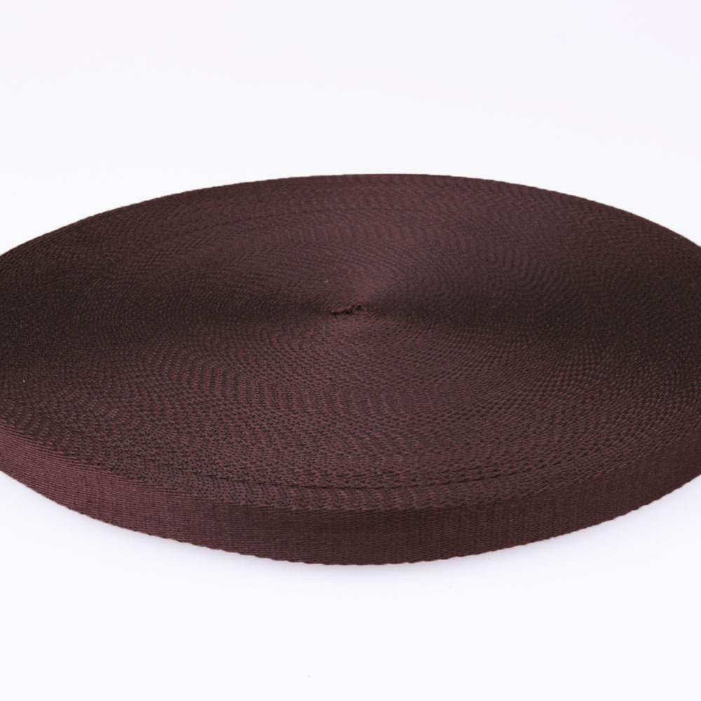 力满工厂 现货 1.5寸 2.5cm 啡色 斜纹 珠纹 棉织带 涤棉织带