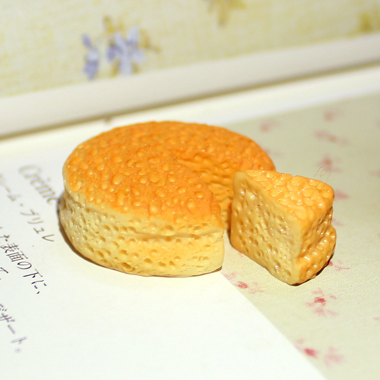 树脂食玩芝士披萨蛋糕配件diy组合食玩系列手机挂件吊坠配件