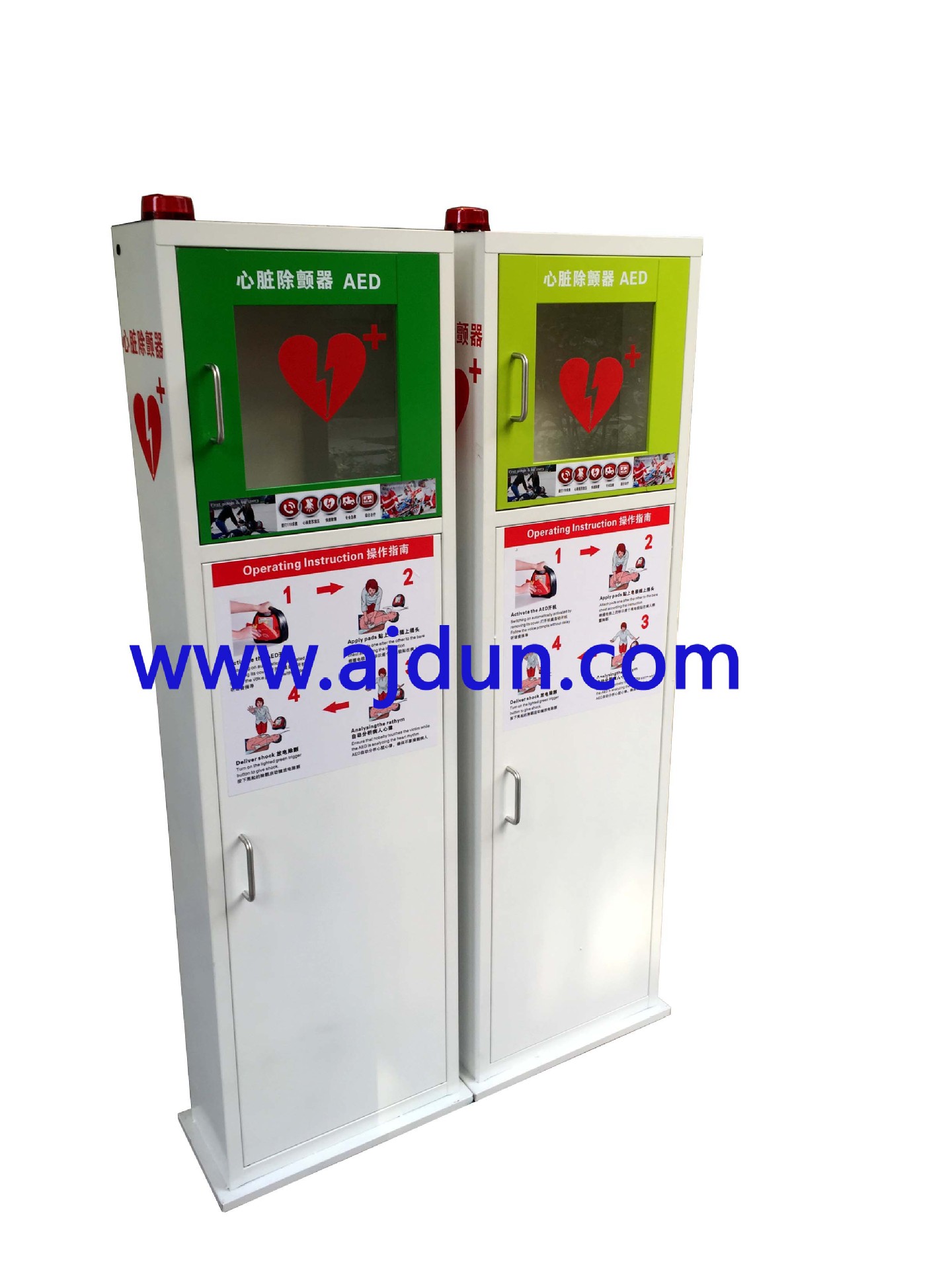 金属制品立式外箱AED贮存箱急救机器存放箱