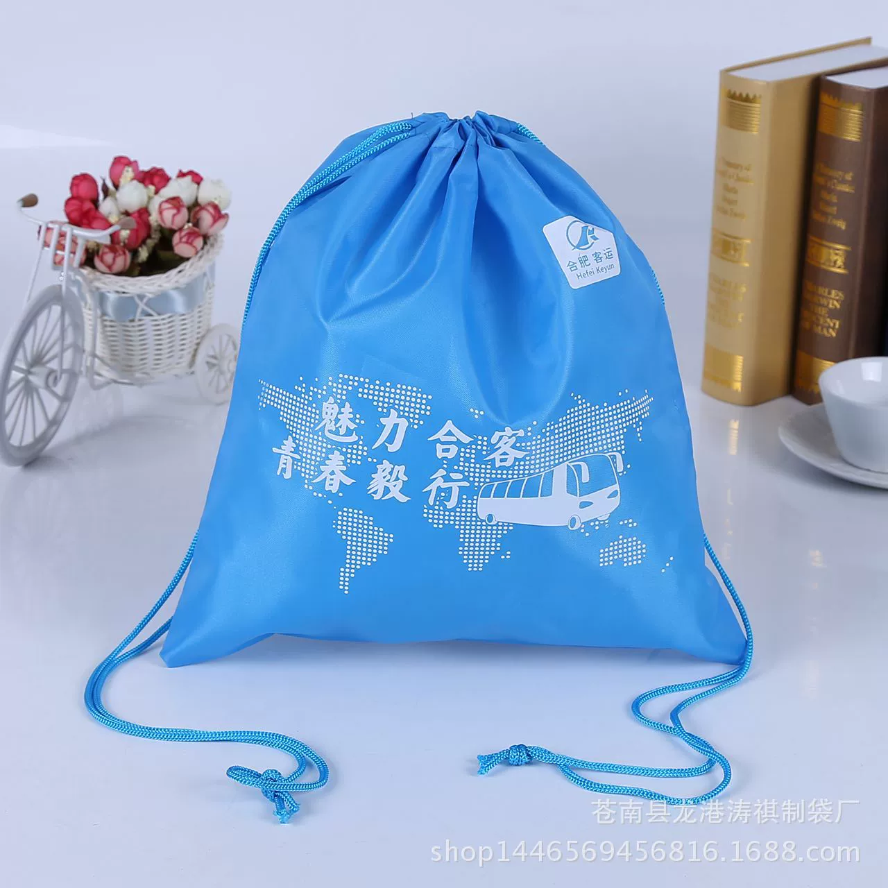 Производитель нейлоновой сумки на шнурке с клапаном, карманом для брюк, сумкой на шнурке можно обработать, полиэфирная ткань, рюкзак на шнурке, сумка для обработки оптом