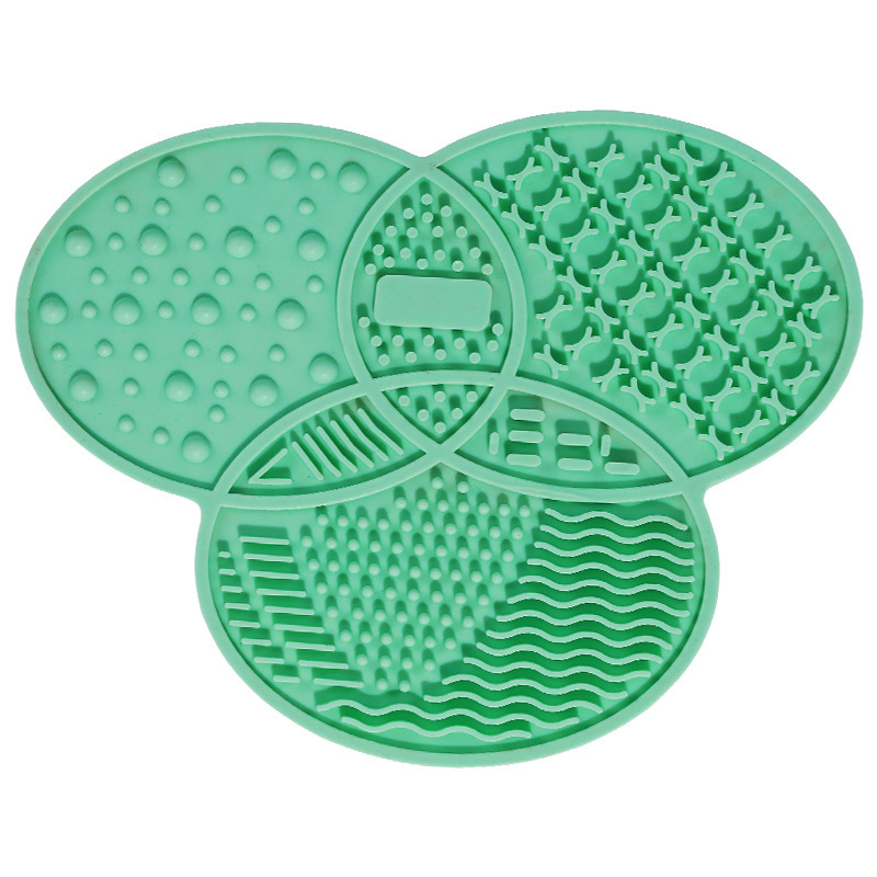 Clover Ring Washing Pad Creative Silicone Life Daily Products Makeup Brush Cleaning Tools Beauty Makeup Pad Wholesale