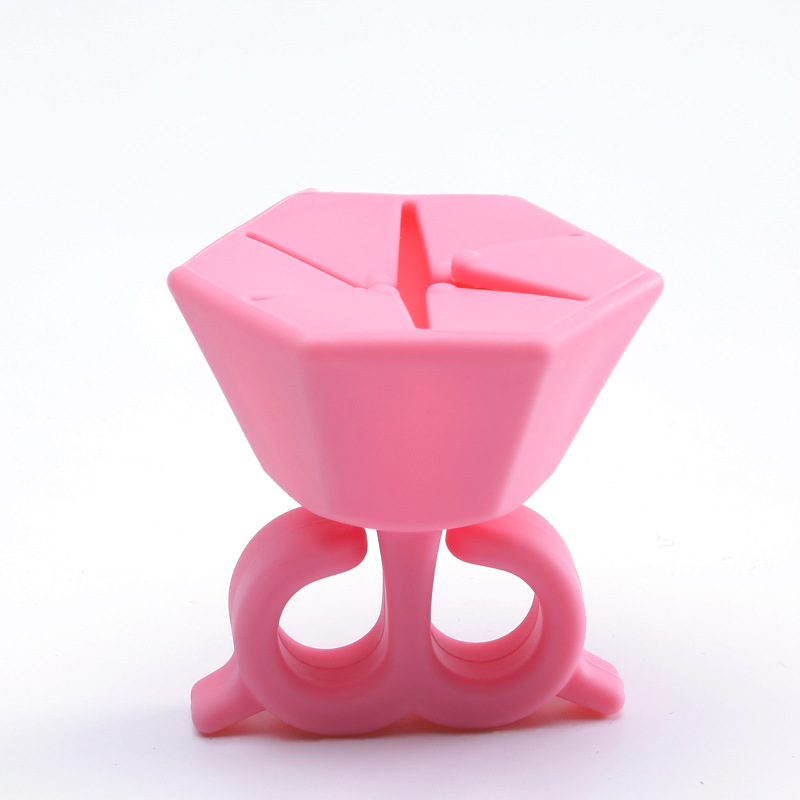 硅胶美甲工具指甲油瓶套厂家批发  美妆美甲小工具指甲油硅胶瓶套