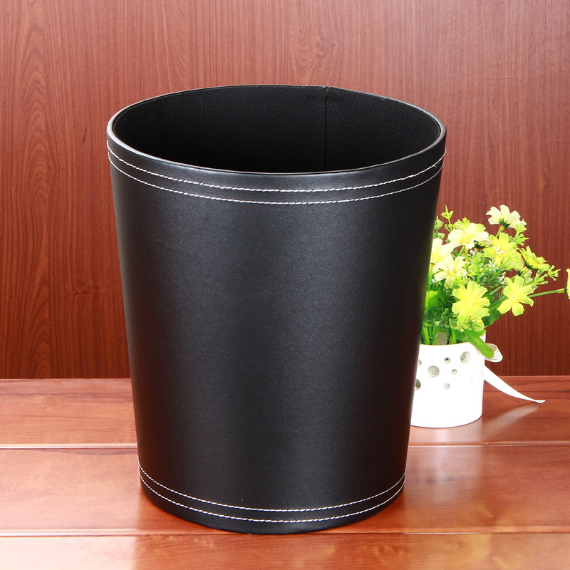 Household Round Trash Can Office Under Table Creative Paper Lou Waste Paper Lou Painting and Calligraphy Bucket Sundries Storage Bucket Special Price
