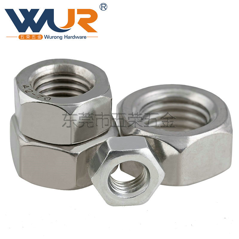 厂家直销现货304不锈钢左牙防松螺母 反牙螺丝帽连接件批发