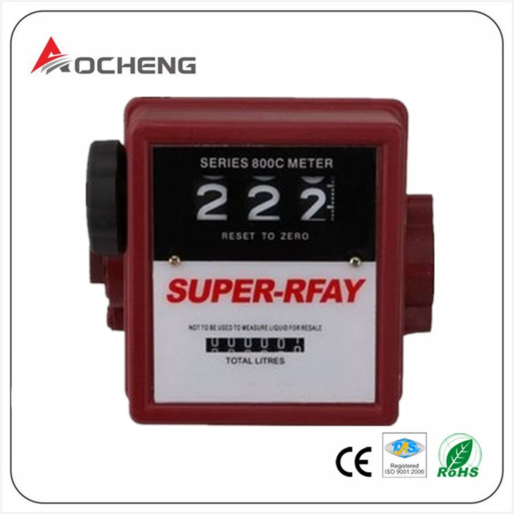 Оптовая Продажа с фабрики алюминиевый дизельный бензиновый расходомер механический расходомер трехзначный счетчик нефти аксессуары для танкеров