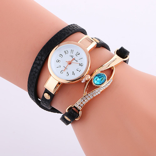 2016 Gemstone-encrusted diamond bracelet watch launched on AliExpress European and American best-selling women's watch Korean version best-selling watch