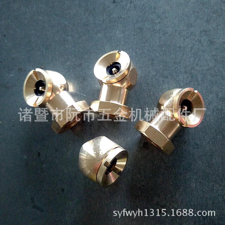 汽车铜打气头子 内丝1/4NPT圆头打气嘴