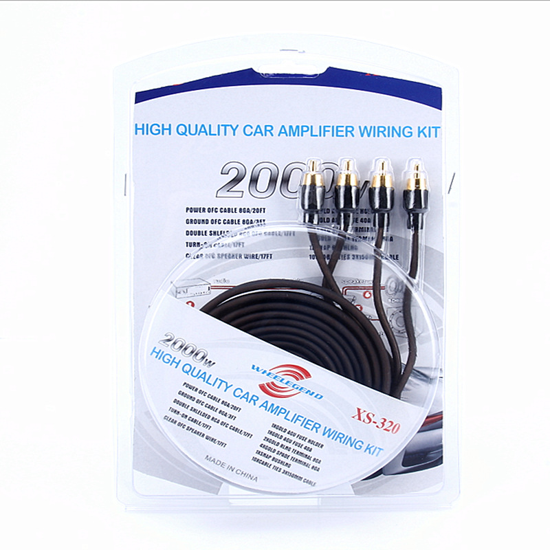 金端子音频线高保真纯铜信号线倚野狼高档音响音频线YH-8987