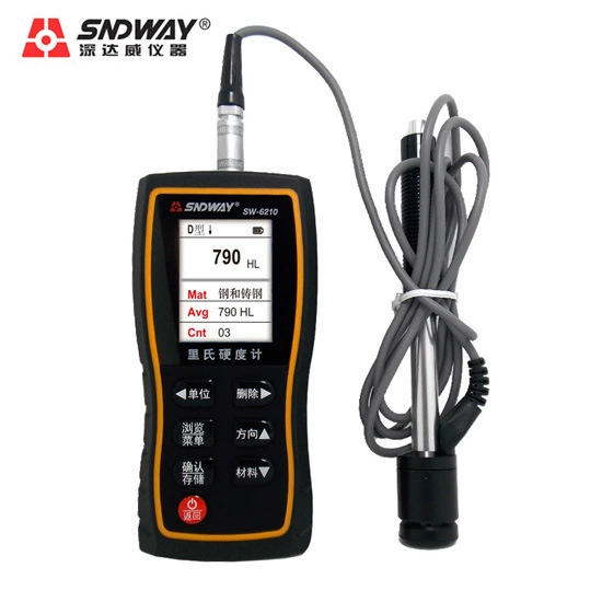 Портативный Измеритель Твердости Shendawei Leeb SW-6230 Измеритель Твердости железа и стали Высокоточный жесткий