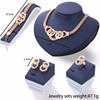 Jewelry, accessory, set, necklace, chain, bracelet, ring, European style, 4 piece set