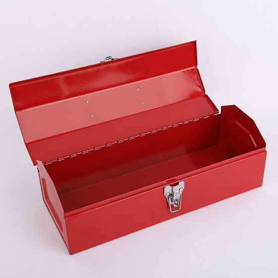 Hardware tool storage box single-layer portable red thickened tool box plastic spray tool box sleeve tool box