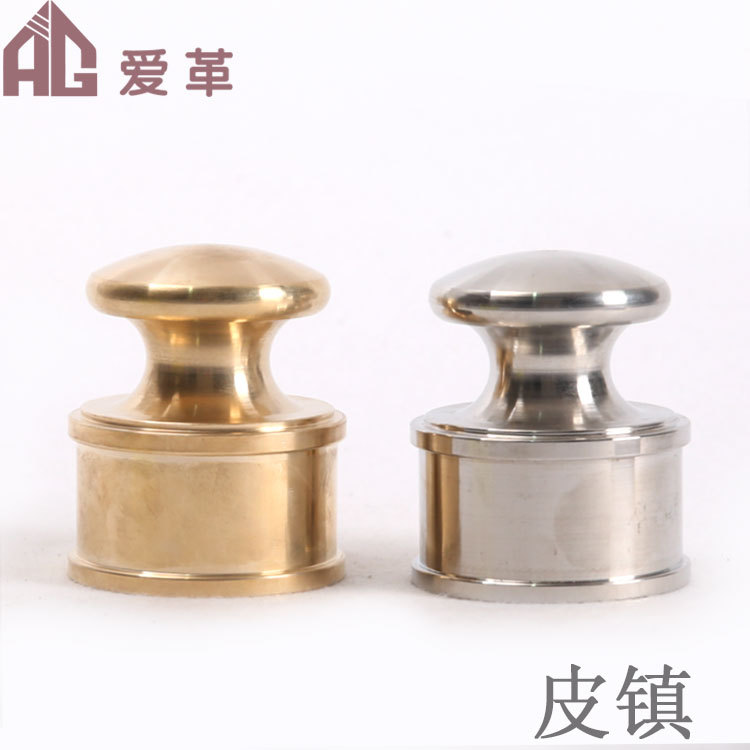 Cuero de cobre puro mano prensa cuero DIY cuero herramienta cuero prensa 0,9 kg-1 cuero talla herramienta