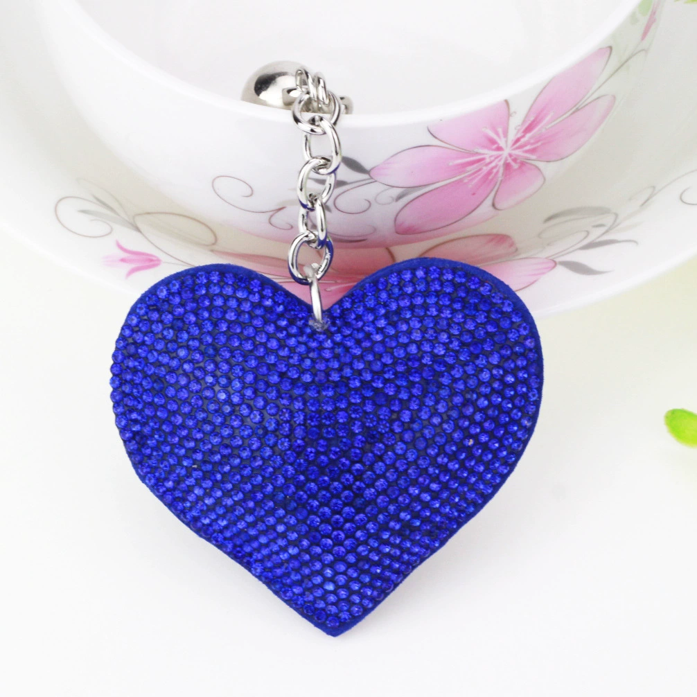 Брелок (в стиле Chanel) сердце с кисточкой, аксессуар DIY, 9×8×2 см