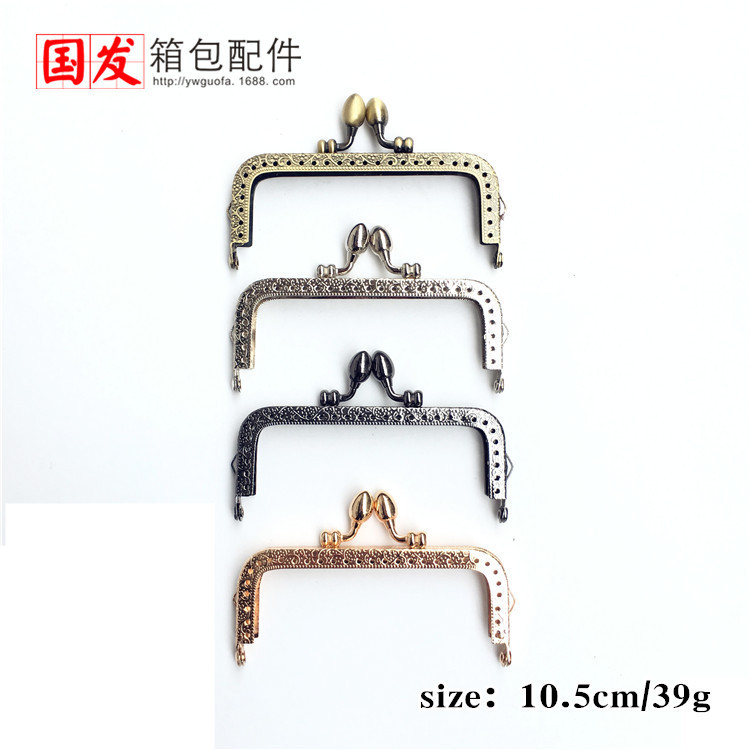 Ambos lados orejas 10.5cm relieve cuadrado cabeza cabeza de brotes oro altura de bala 4.5CM