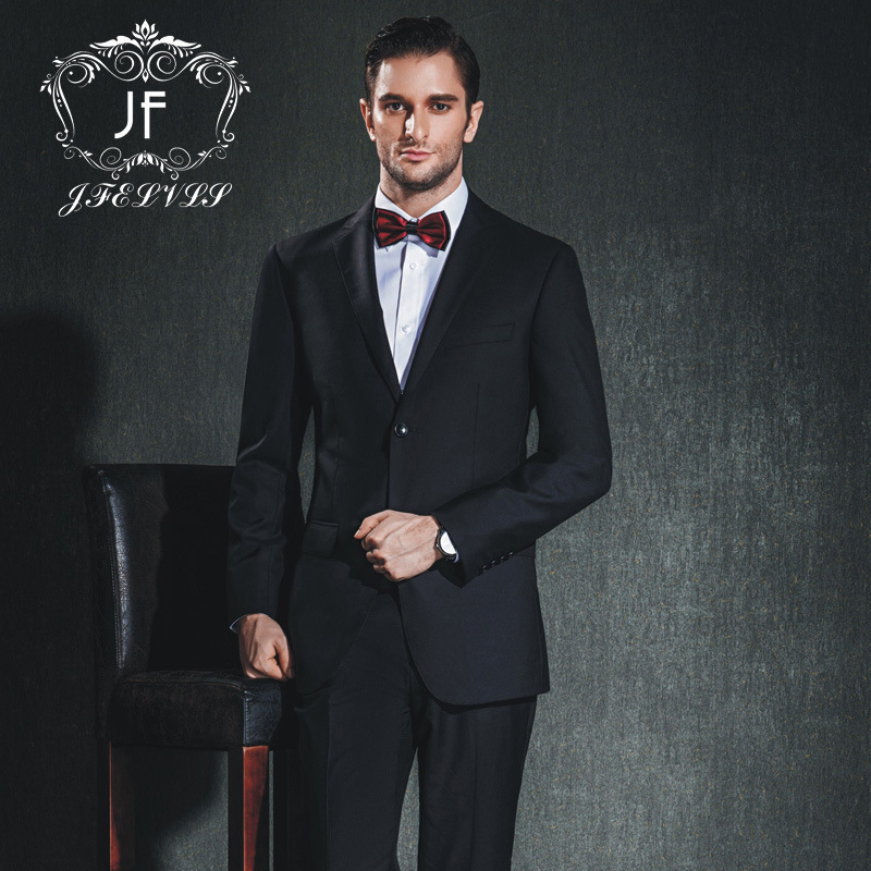 2026 Men's Black Casual Suit Professional Wear Wedding Dress Slim Fit Korean Style Performance Costume Manufacturer Wholesale 2026 Men's Black Casual Suit Professional Wear Wedding Dress Slim Fit Korean Style Performance Costume Manufacturer Wholesale