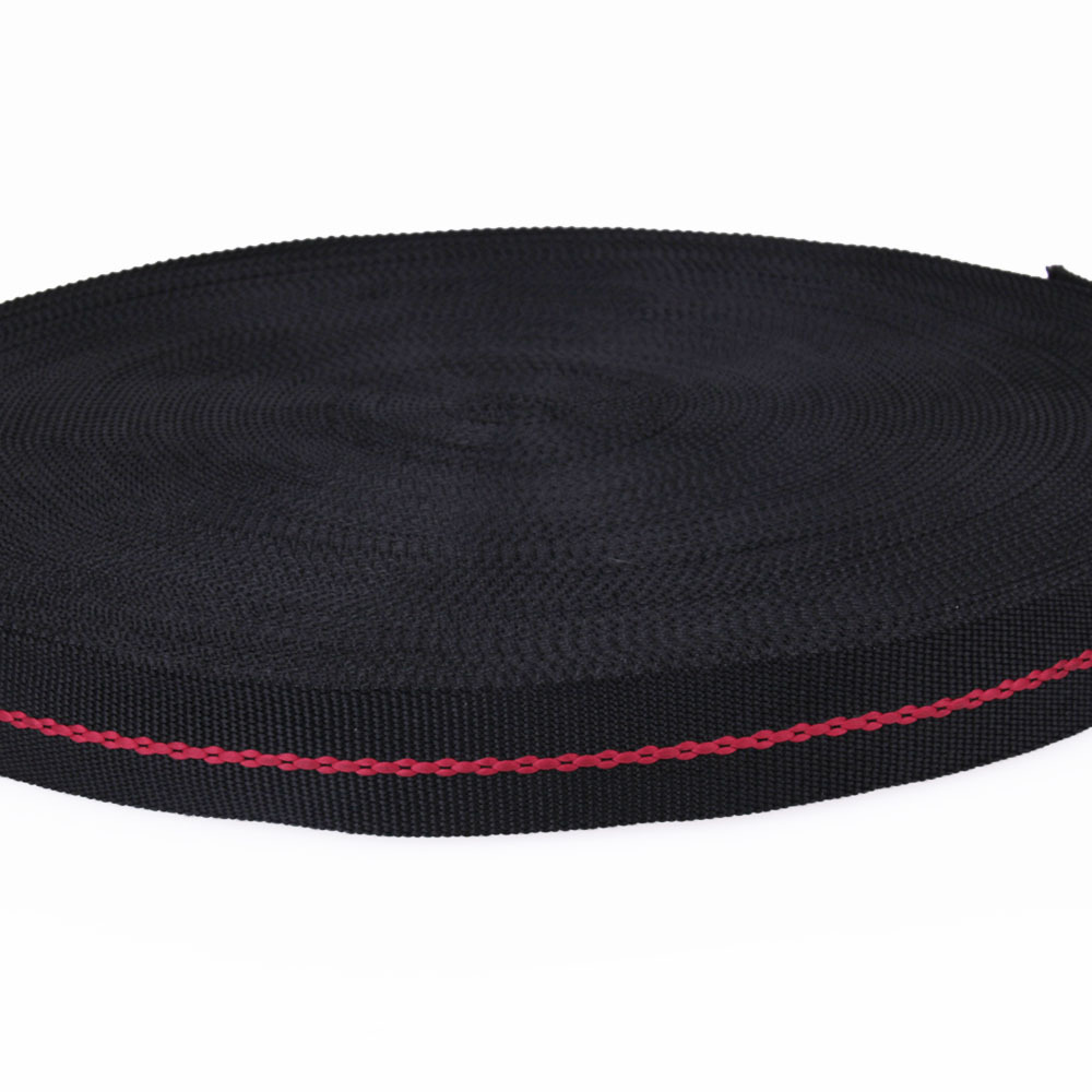 通州 专业 电脑提花带 涤纶带 间色涤纶带 密纹 黑色