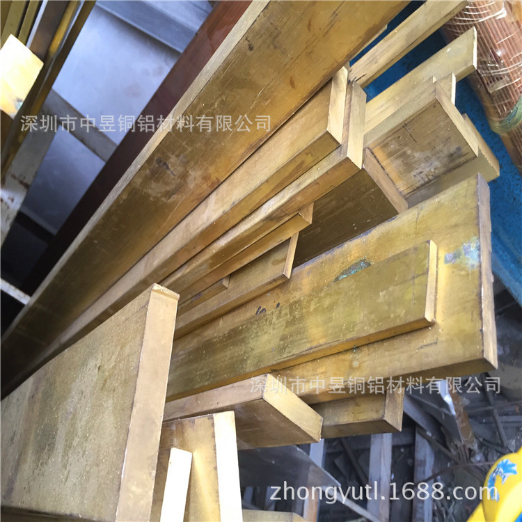 供应H59黄铜排 装饰黄铜扁条10*20mm 20*40mm 黄铜板 黄铜方棒