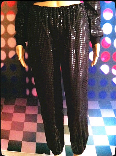 Moda lentejuelas parche hombres y mujeres mismo rendimiento ropa hip hop cantando danza DS hip hop casual pantalones largos