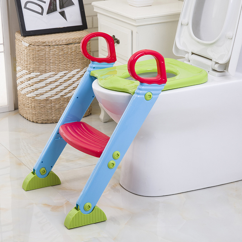 Escalera plegable infantil para WC – asiento con peldaños de entrenamiento para baño