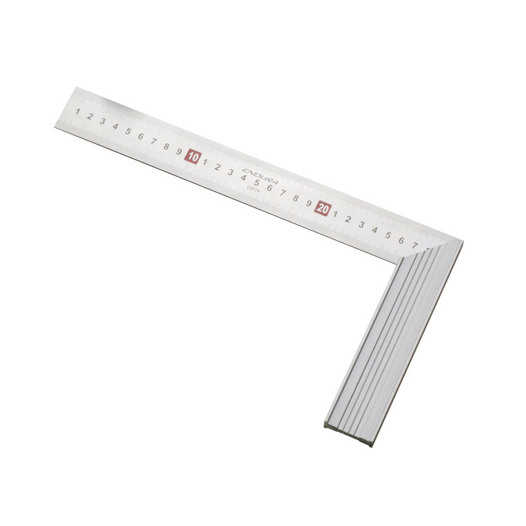 力易得 不锈钢角尺 直角尺250mm 300mm E8073 E8074