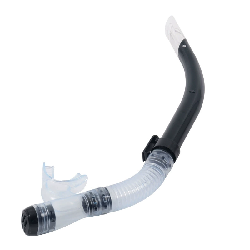 Сухие респираторы Оборудование для подводного плавания резиновые полусухие трубки ПВХ Материал Многоцветное плавательное оборудование