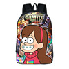 Capacious school bag, cartoon comfortable breathable backpack