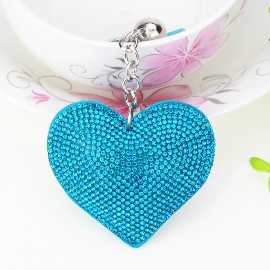 Брелок (в стиле Chanel) сердце с кисточкой, аксессуар DIY, 9×8×2 см