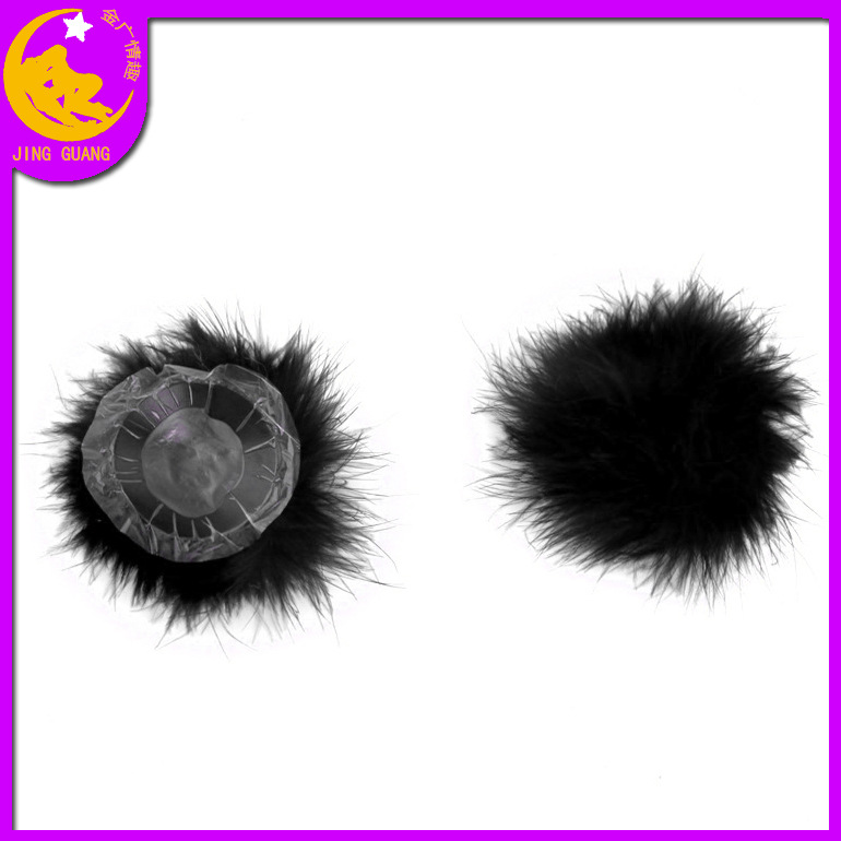 Nuevas pegatinas de pecho de plumas sexy ronda invisible pegatinas de silicona en stock al por mayor comercio exterior Venta caliente fábrica al por mayor