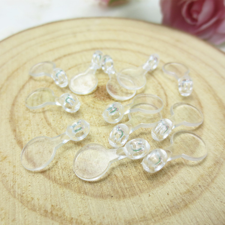 Transparent Necklace Hook Plastic Accessories Jewelry Accessories Handmade DIY Jewelry Accessories Kidsren's Necklace Pendant