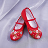 Hanfu girl embroidered shoes Old Beijing children's handmade cloth shoes ethnic style old -fashioned shoes student dance performance shoe