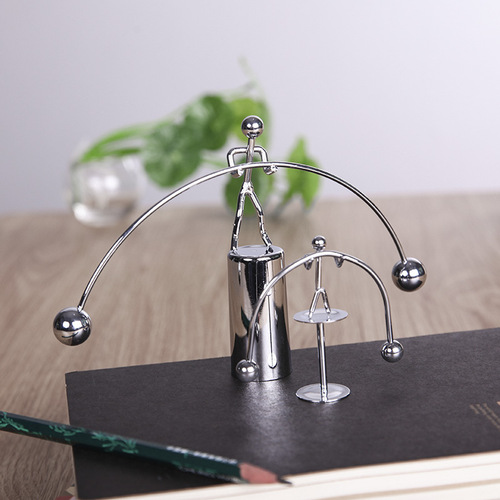 Balance ball swing weightlifting little iron man display tumbler dynamic balancing instrument