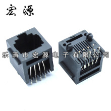 RJ45 52A 1*1 8P8Cȫ ʽ180° ӿڲJACKֱ