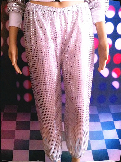 Moda lentejuelas parche hombres y mujeres mismo rendimiento ropa hip hop cantando danza DS hip hop casual pantalones largos