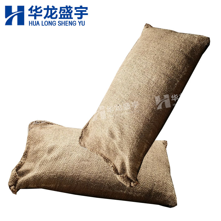 厂家40×60应急防汛专用吸水膨胀帆布沙袋  吸水加厚防洪麻袋批发