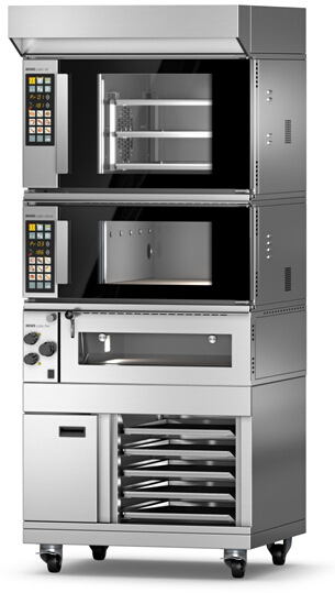 上海豪利供应德国设备3盘热风炉MIWE cube()CBA-3.0406面包店