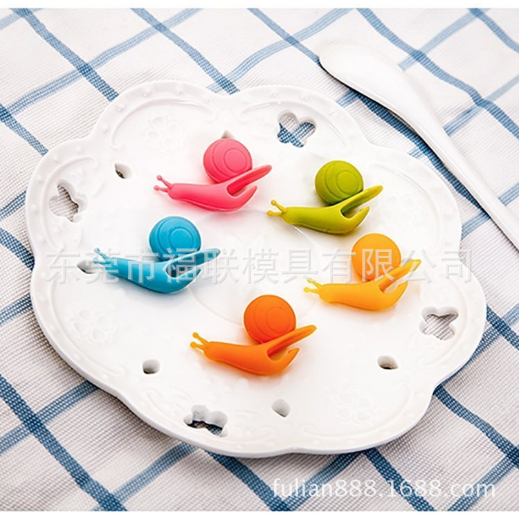 Nuevo Caracol té colgante clip de té pequeño Caracol taza discriminador copa de vino taza de té Reconocedor borde colgante