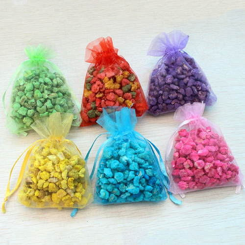 Aromatic stone plain sachet, scented grass fragrance bag, car sachet, odor removal aromatherapy wood pellet manufacturer wholesale