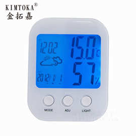 TH202温湿度计时钟、闹钟、 日期、灯光