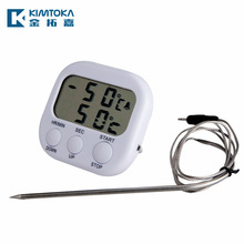 家用探針式廚房食品溫度計油溫奶粉水溫液體食物電子測溫儀