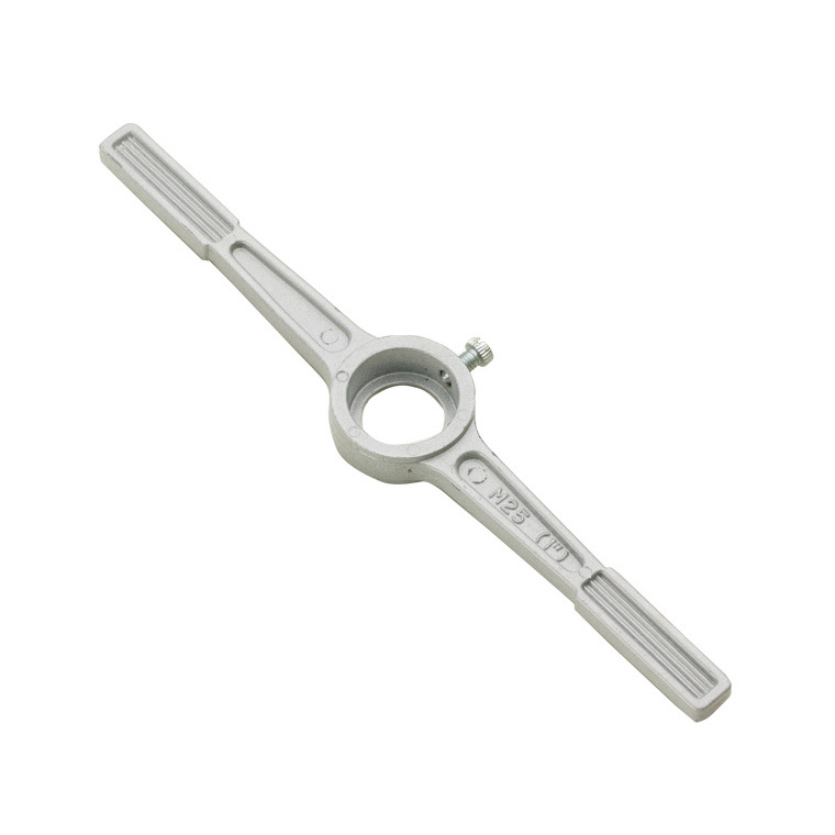 力易得锌合金1寸圆板牙绞手板牙扳手E0235