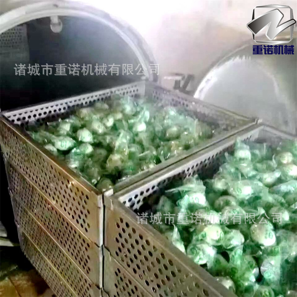 新供鸭蛋高压蒸煮锅 真空包装鸭蛋杀菌锅 咸海鸭蛋灭菌釜