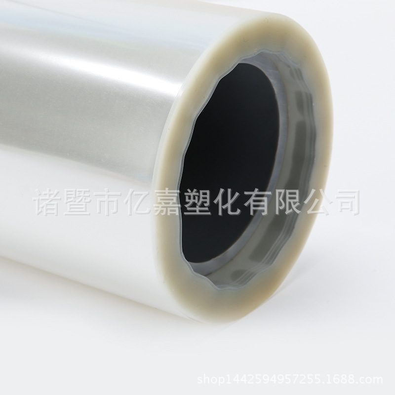 PET离型膜底涂加工涂胶转移膜 硅油离型膜带粘胶 聚脂透明薄膜