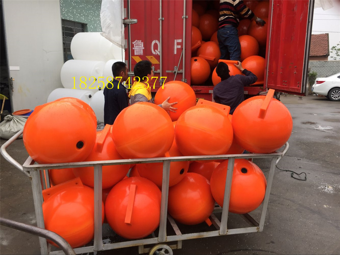 50公分浮球 防晒LLDPE材质塑料浮标 海上PE浮标