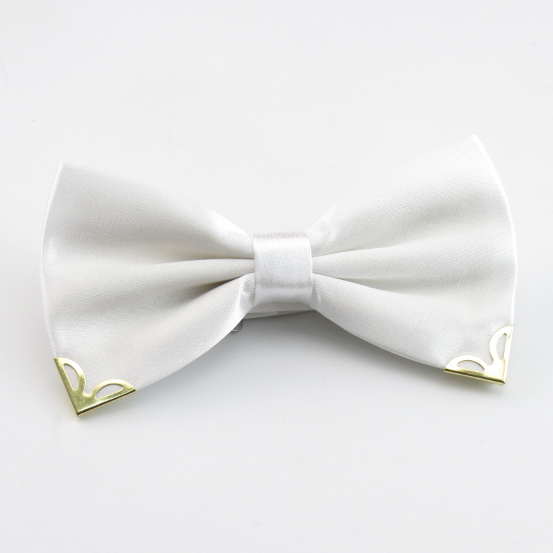 Men's fashion formal collar monochrome metal corner tie 20 more candy -colored ingredients who are recommended by overseas sellers 3