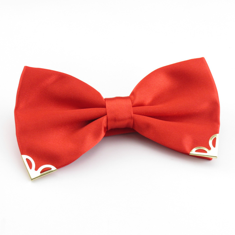 Men's fashion formal collar monochrome metal corner tie 20 more candy -colored ingredients who are recommended by overseas sellers 4