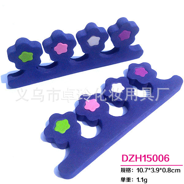 Separador de dedo en forma de corazón lindo directo de fábrica dedo del pie aislamiento algodón rosa dedo muestra de algodón