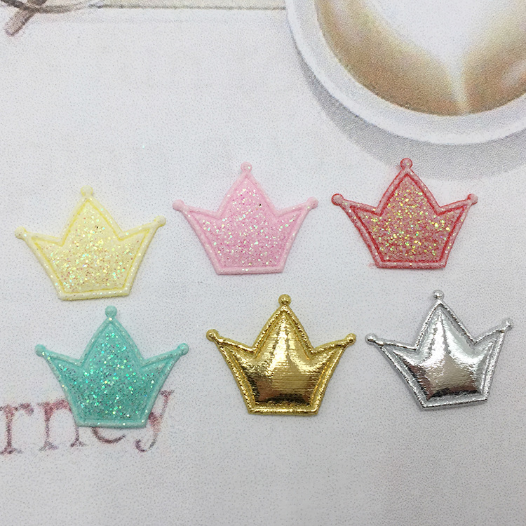 diy手工韩版亮晶晶小皇冠星星儿童发饰发夹头箍配件礼品装饰材料